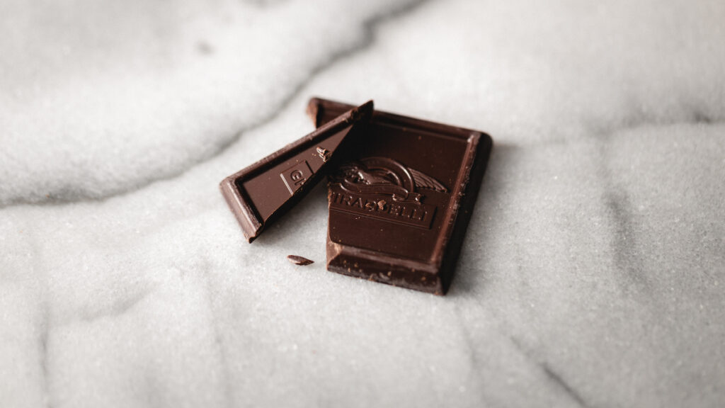 chocolate negro cacao sano saludable oscuro color