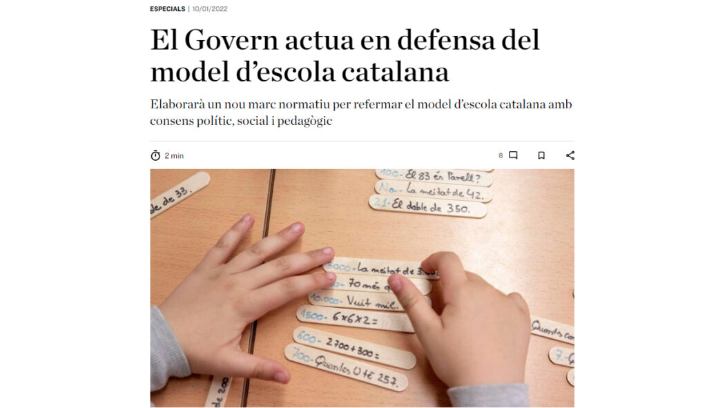 El Govern se gastó 38.000 euros en su campaña de defensa del catalán en los medios
