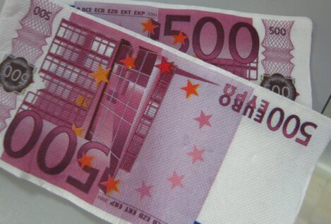 El número de billetes de 500 euros sigue cayendo y se aproxima a mínimos históricos