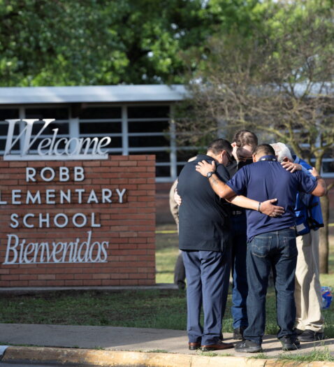 La masacre escolar en Texas, en imágenes