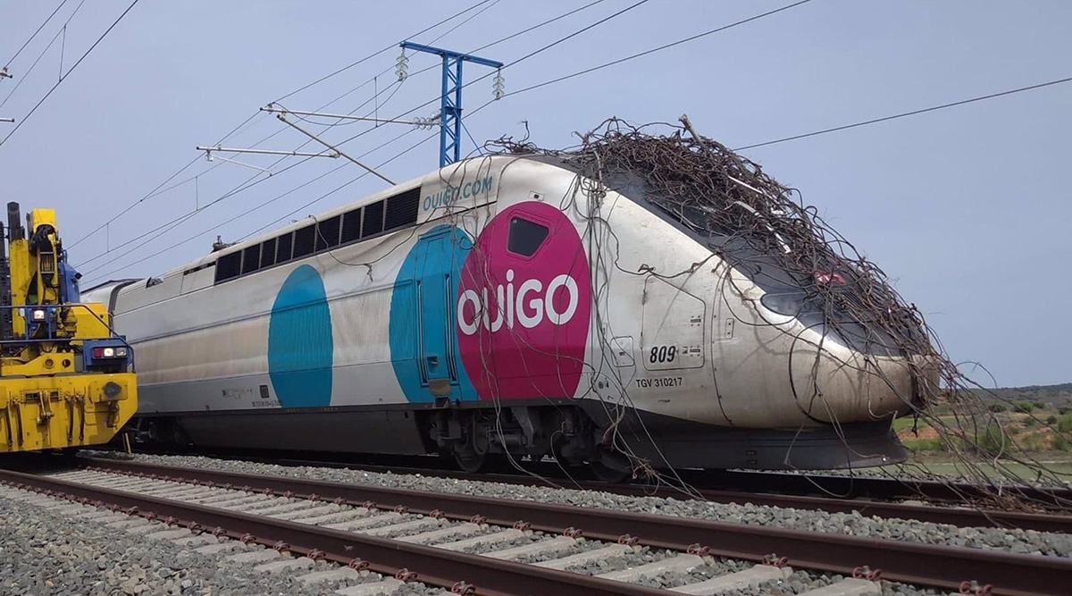 La línea de alta velocidad Madrid-Barcelona recupera su actividad tras ser arreglada