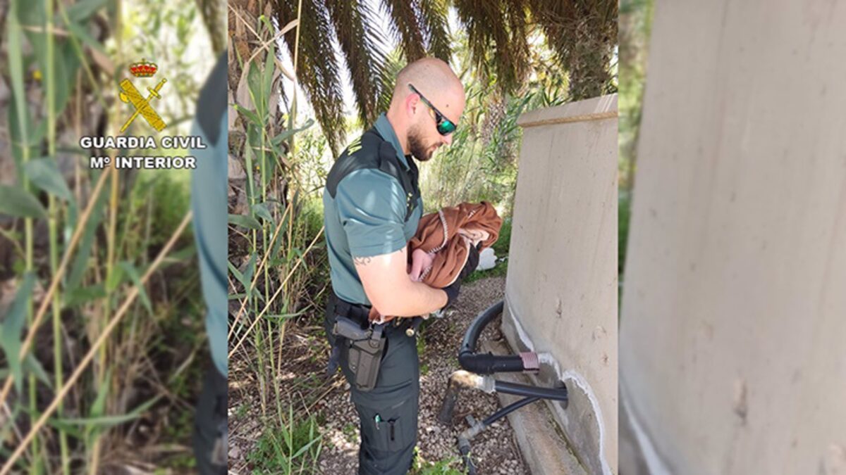 Rescatan a un recién nacido abandonado por su madre justo después de dar a luz en Alicante