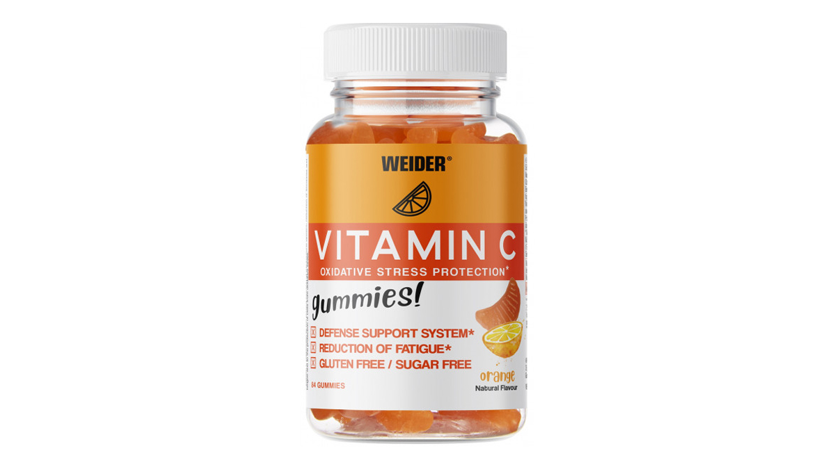 Gummies de vitamina C con sabor a naranja de Weider (a la venta en Primor)