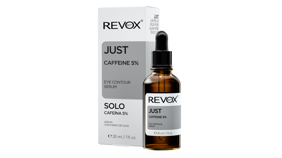 Sérum para el contorno de ojos con cafeína de Revox (PVP: 4.99€)