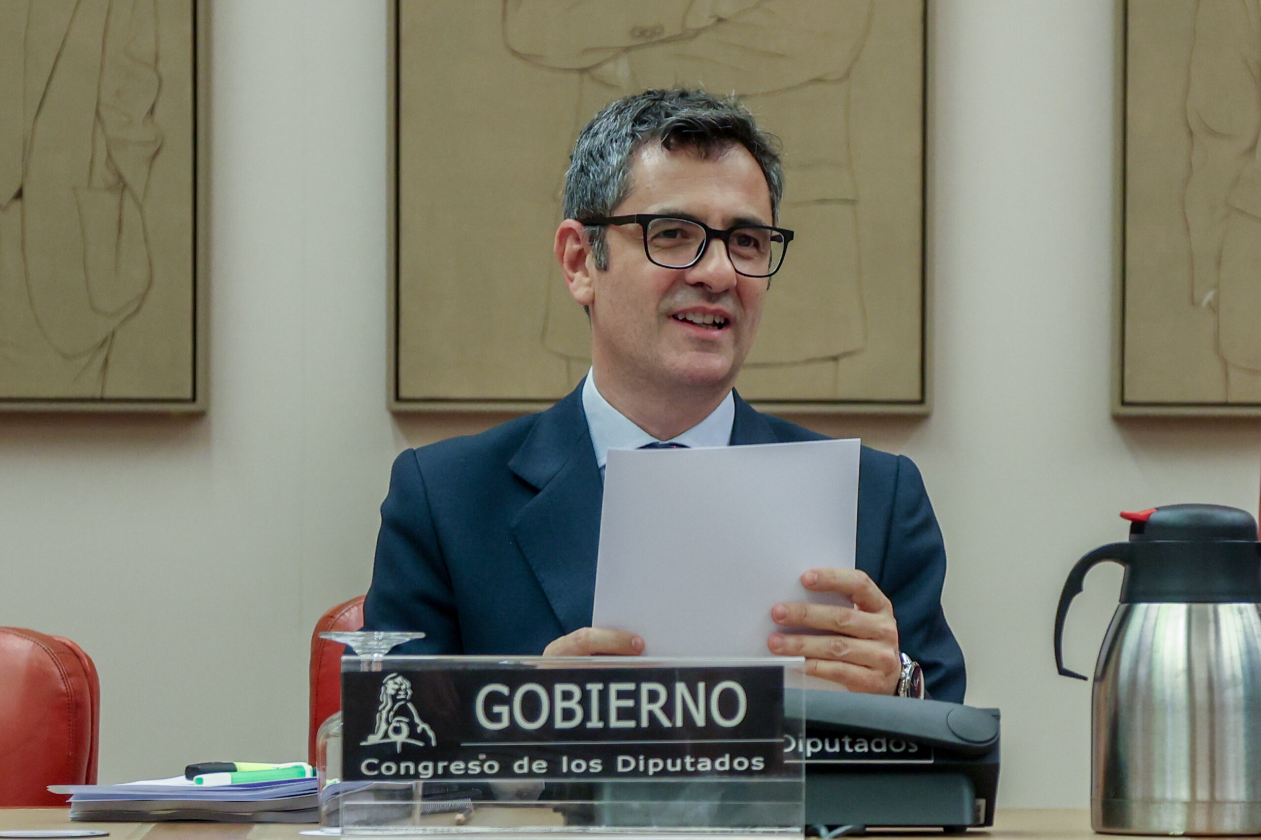 Félix Bolaños defiende la actuación del CNI «actúa como todas las instituciones»