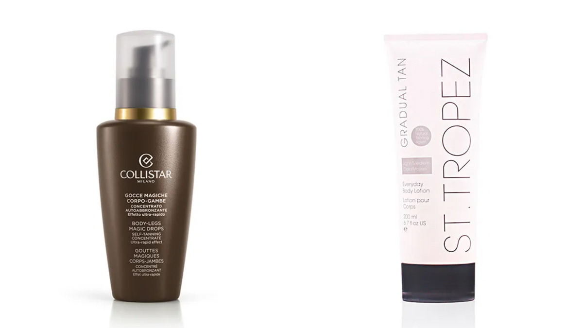 Gotas mágicas de Collistar (PVP: 30.10€) // Gradual Tan Everyday Body Lotion de St. Tropez (PVP: 12.95€) a la venta en Druni