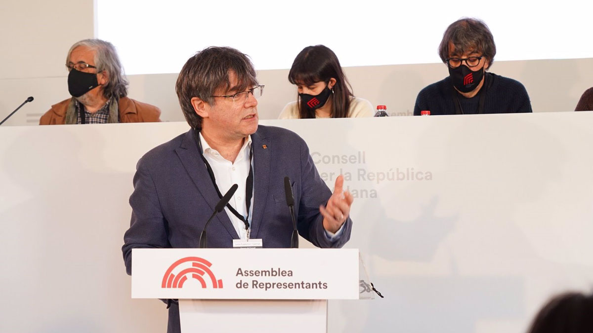 Puigdemont no se presentará a la reelección para ser presidente de Junts