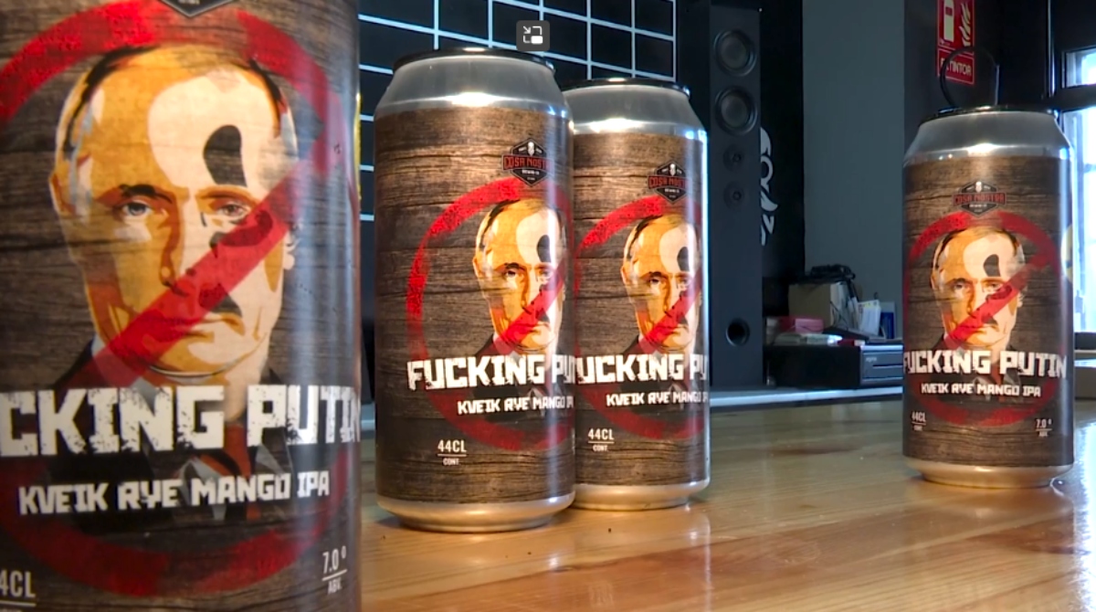 La cerveza española contra la invasión de Ucrania se llama ‘Fucking Putin’