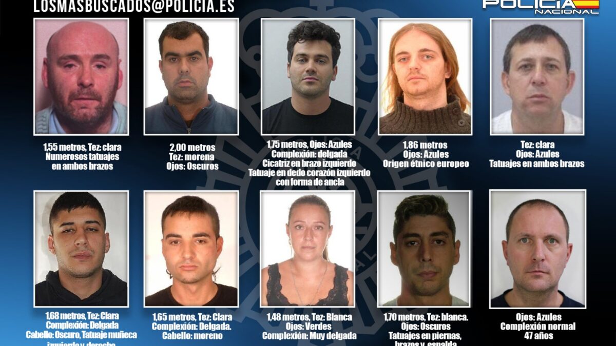 Un británico lidera la lista de los diez fugitivos más buscados por la Policía: ningún etarra en el listado