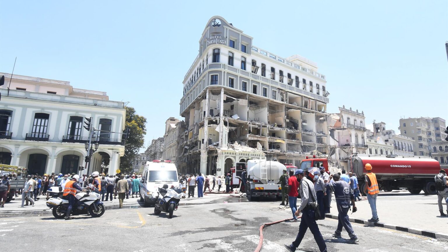 El gallego herido en la explosión de un hotel de La Habana experimenta cierta «recuperación dentro de la gravedad»