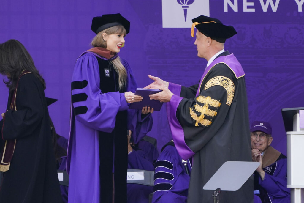 Taylor Swift en la Universidad de Nueva York