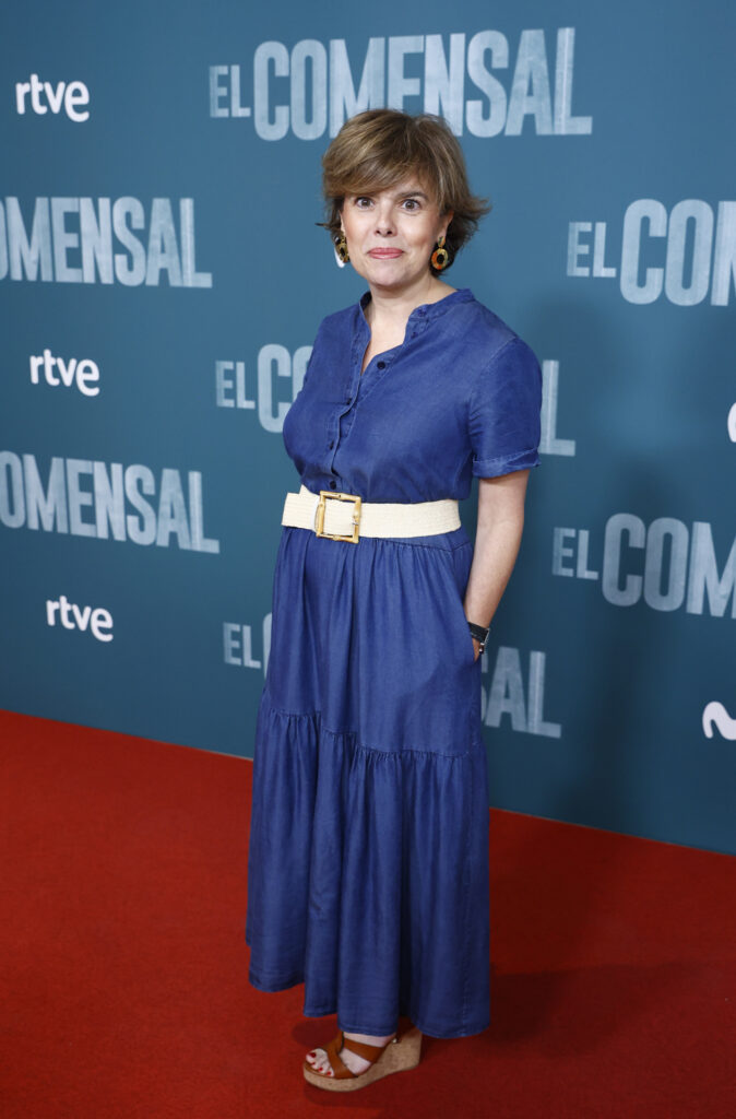 Sorata Sáenz de Santamaría en la premier de 'El Comensal' en Madrid, el 23 de mayo de 2022