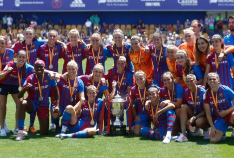 El Barça gana la Copa de la Reina tras golear al Sporting de Huelva
