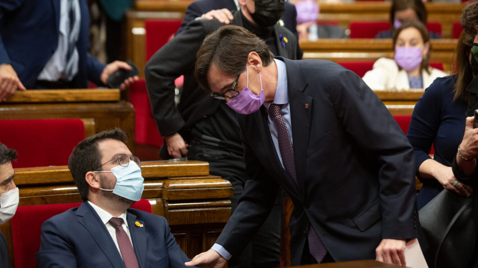 El PSC pacta con ERC, Junts y comunes que no se fijen porcentajes al castellano en las aulas