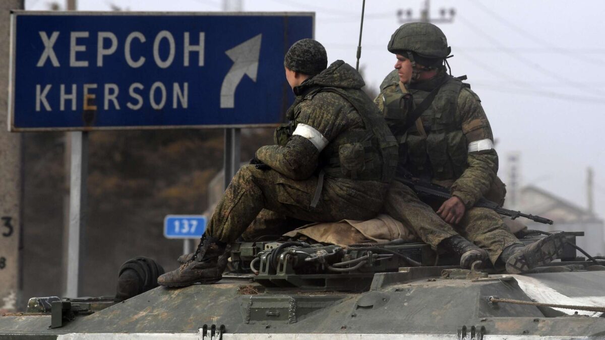 El líder prorruso de Crimea afirma que Jerson está «liberada de nacionalistas» ucranianos