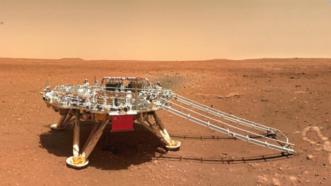 La primera misión de China en Marte revela que hubo agua en el pasado