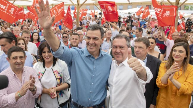 Sánchez vuelve a tirar del miedo a Vox para evitar el descalabro del PSOE en Andalucía