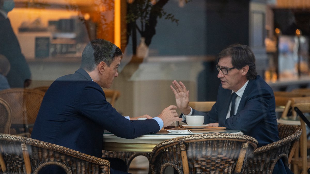 El PSC apoya un encuentro entre Sánchez y Aragonès: «Hay que mantener vivo el diálogo»