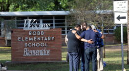 La masacre escolar en Texas, en imágenes