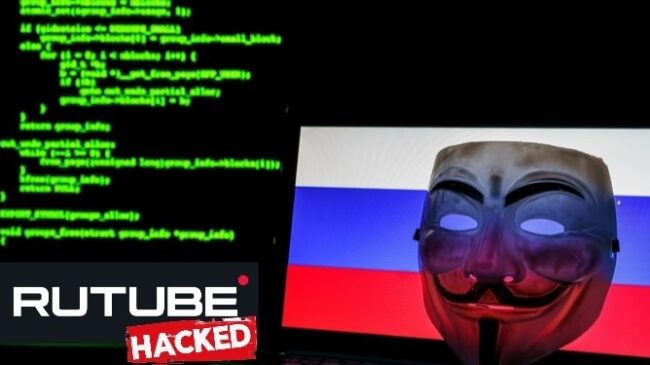 Anonymous se atribuye el ataque a RuTube, el YouTube ruso, y asegura que no volverá a funcionar
