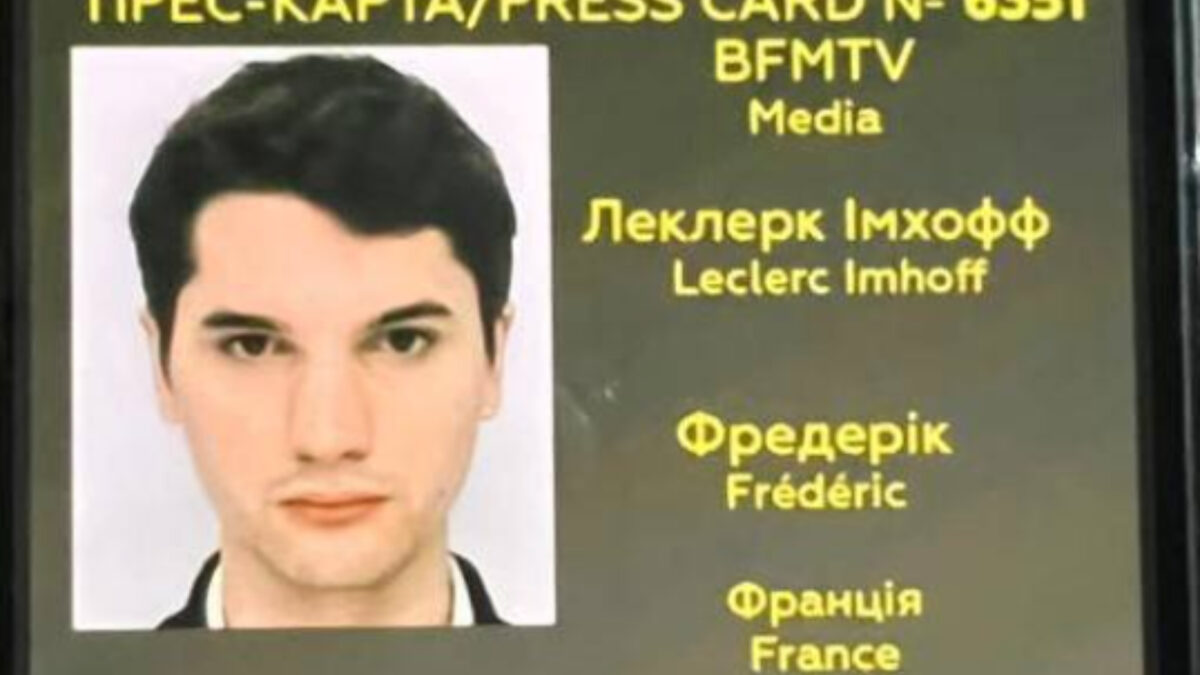 Muere un periodista francés en un ataque de las fuerzas rusas en Luhansk