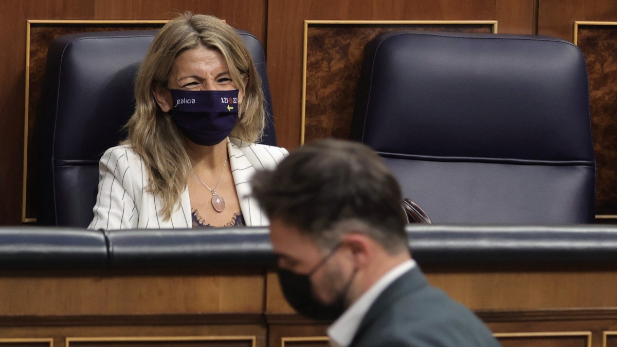 Yolanda Díaz rompe con Rufián y asume la dificultad de reconducir las relaciones con ERC 