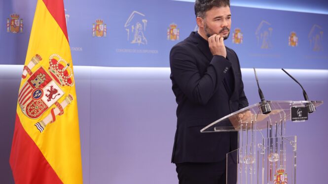 Rufián: «El 'caso Pegasus' puede cargarse la democracia»