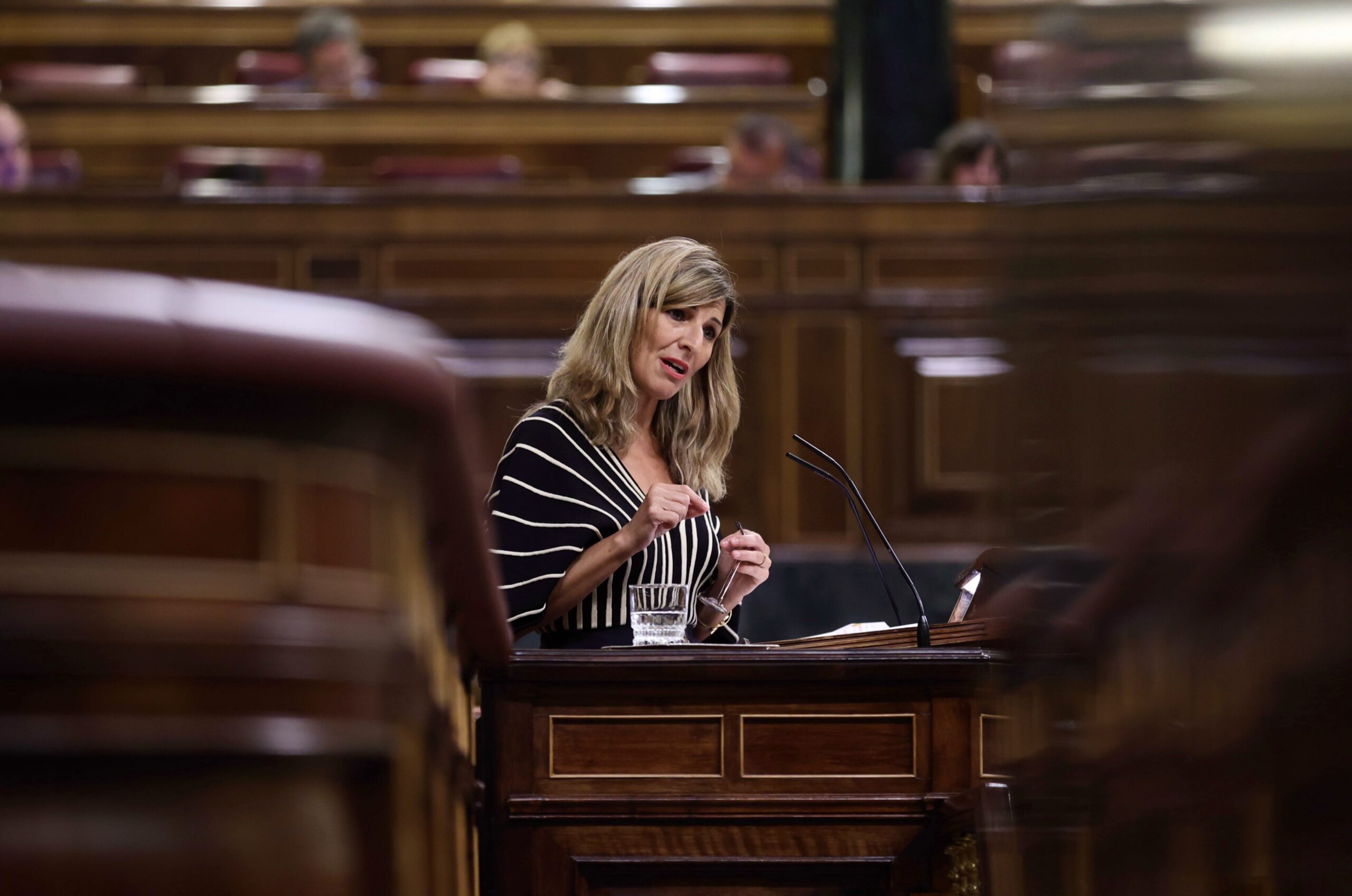 Yolanda Díaz vuelve a reclamar la reforma de la Ley de Secretos Oficiales