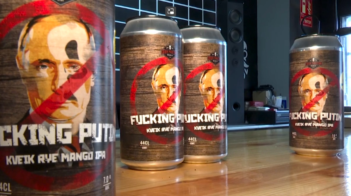 La cerveza española contra la invasión de Ucrania se llama 'Fucking Putin'