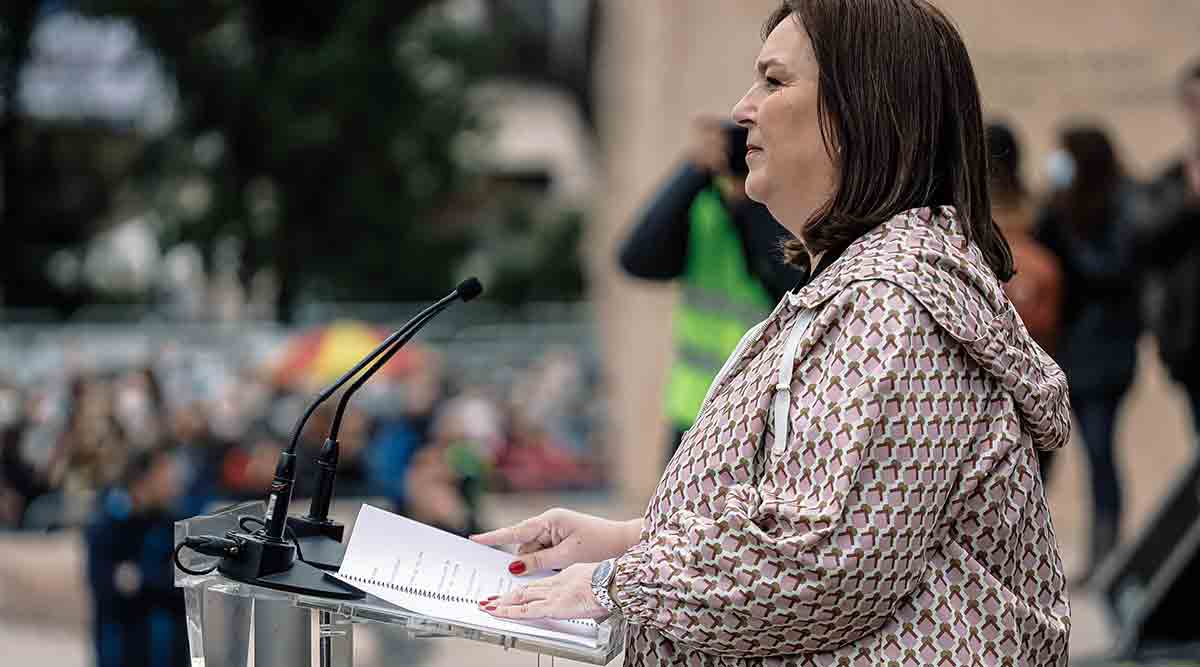 Maite Araluce, reelegida presidenta de la AVT con el 100 % de los votos