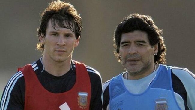 (VÍDEO) ¿Cómo sería un equipo con Maradona y Messi? La FIFA se imagina el gol definitivo de Argentina