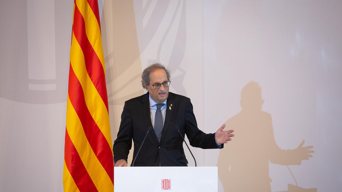 Quim Torra anuncia una demanda contra Pedro Sánchez y el Gobierno por espionaje