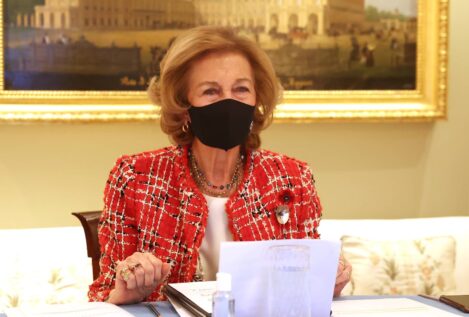 La reina Sofía, 'aislada' en el almuerzo familiar con el rey Juan Carlos por ser positiva en covid