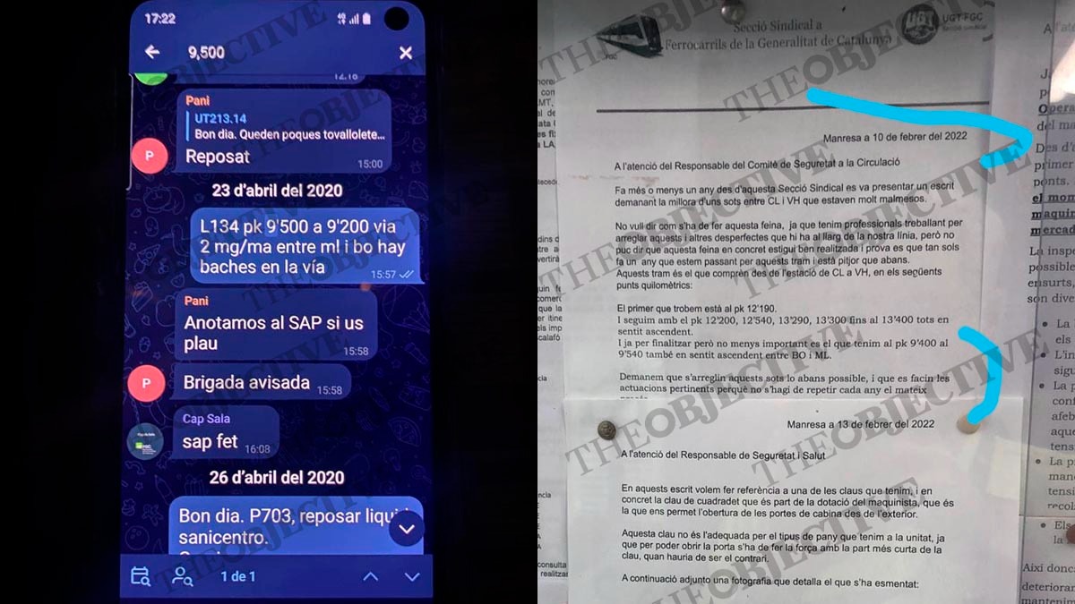 Los maquinistas del tren de Sant Boi alertaron del estado de la vía meses antes del accidente