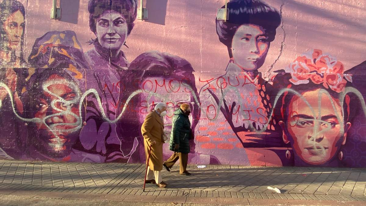 El mural feminista de Ciudad Lineal es vandalizado de nuevo