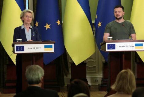 Von der Leyen se muestra optimista ante la inclusión de Ucrania en la Unión Europea