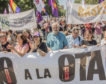 La Policía Nacional evitó que 60 radicales reventaran la protesta anti-OTAN en Madrid