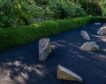 El Botánico inaugura un jardín zen negro con 70 toneladas de ceniza de La Palma