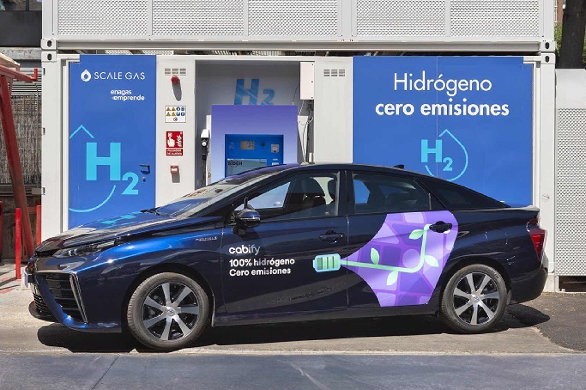 Cabify apuesta por Toyota Mirai para la primera flota VTC propulsada por hidrógeno en España
