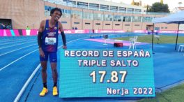 Jordan Díaz vuelve a batir el récord de España de triple salto y apunta a la mejor marca del Mundo