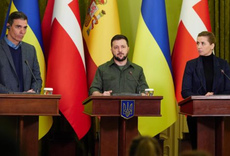 Sánchez le traslada a Zelenski el apoyo de España a la incorporación de Ucrania a la UE