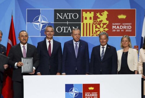 Turquía levanta el veto al ingreso de Finlandia y Suecia en la OTAN