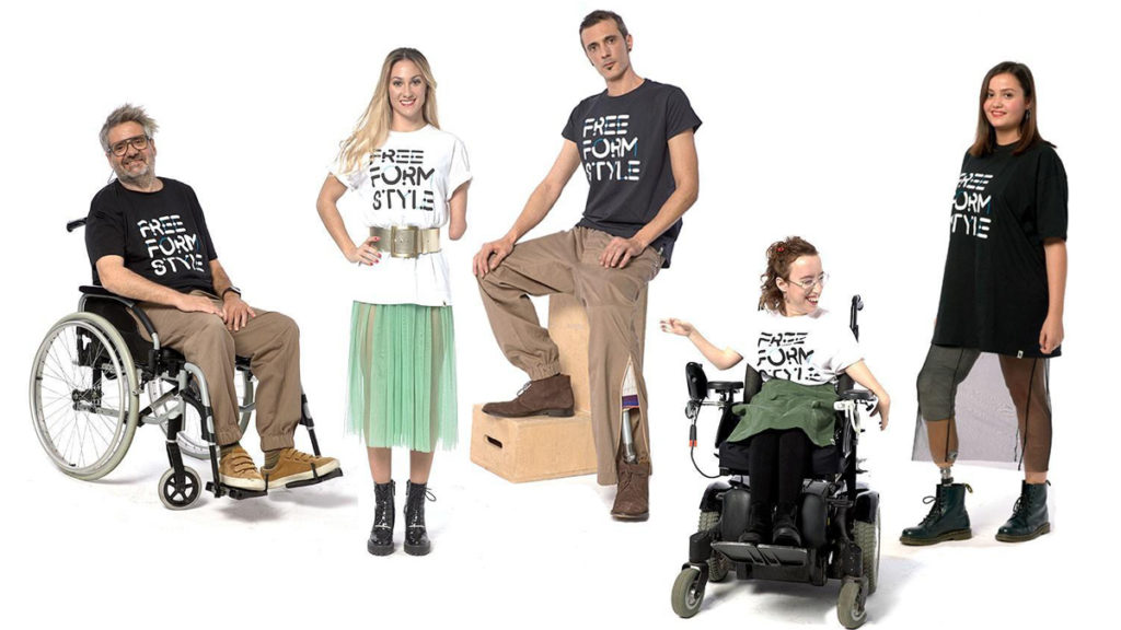 Prendas para personas con discapacidad de la firma Free Form Style