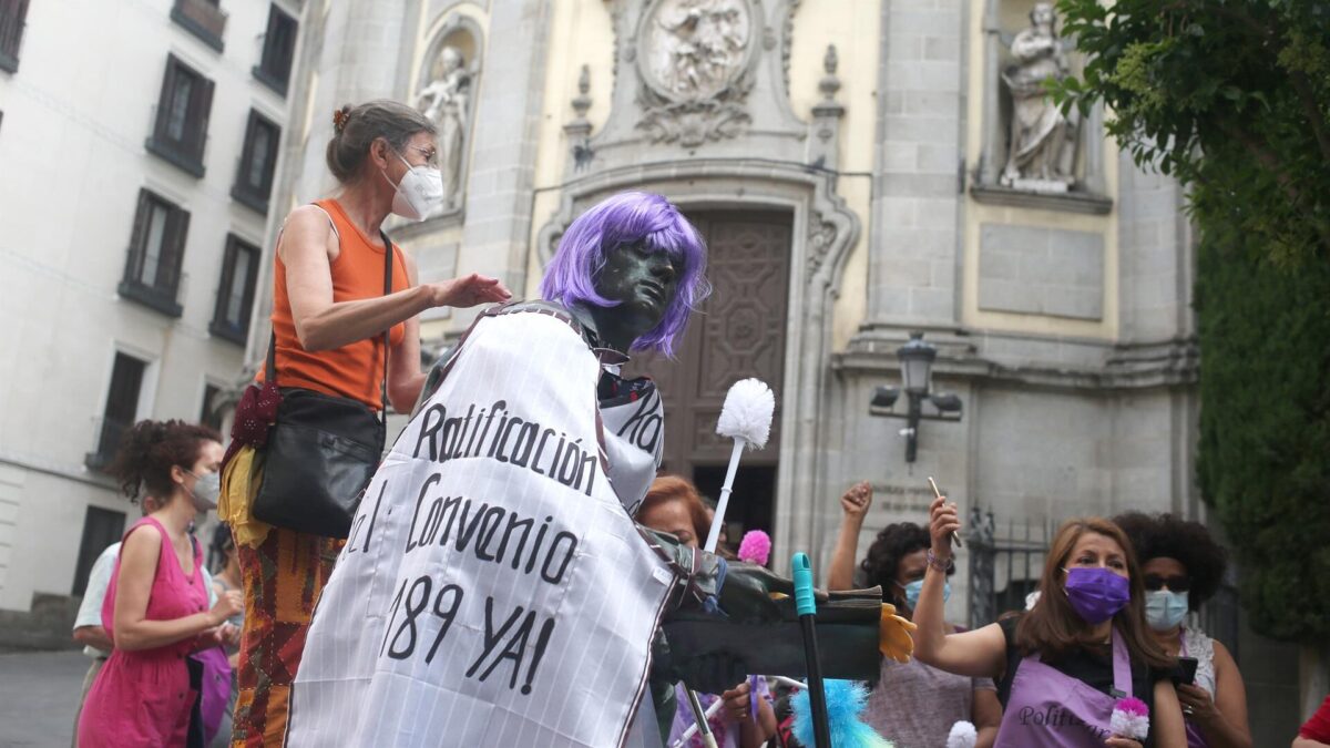 El Congreso ratifica el convenio de la OIT que reconoce el paro de las trabajadoras del hogar