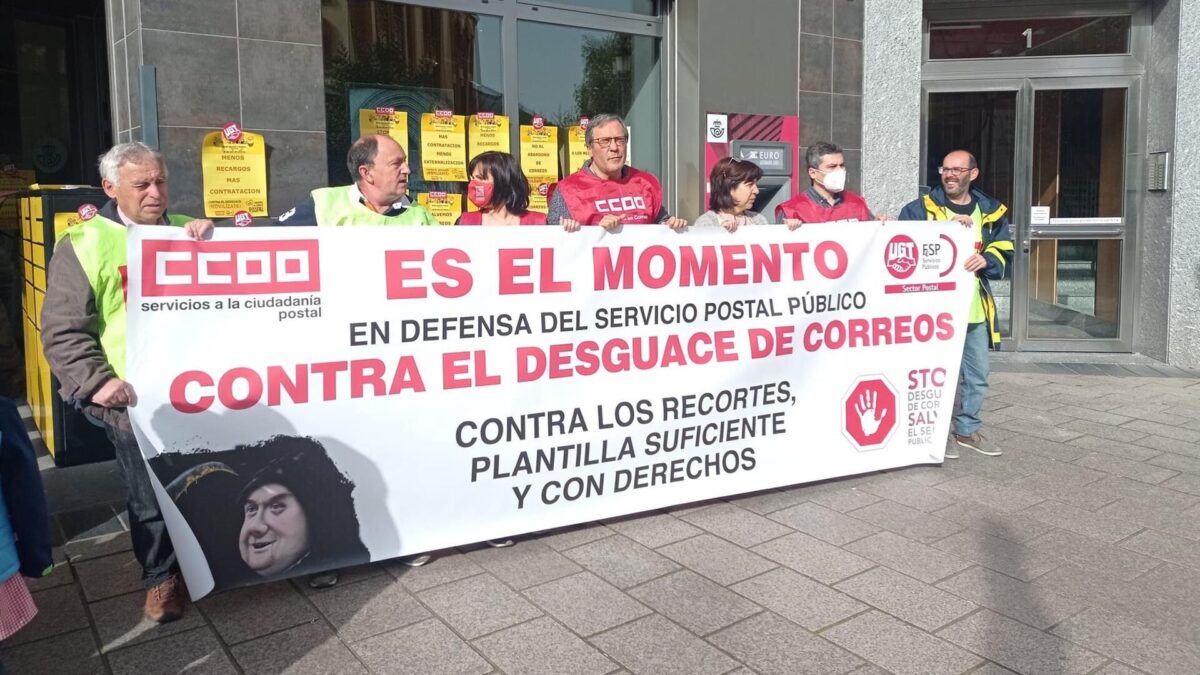 El 80% de los trabajadores de Correos del turno de noche secunda la huelga, según los sindicatos