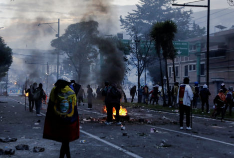Ecuador, al borde del caos tras más de una semana de intensas protestas