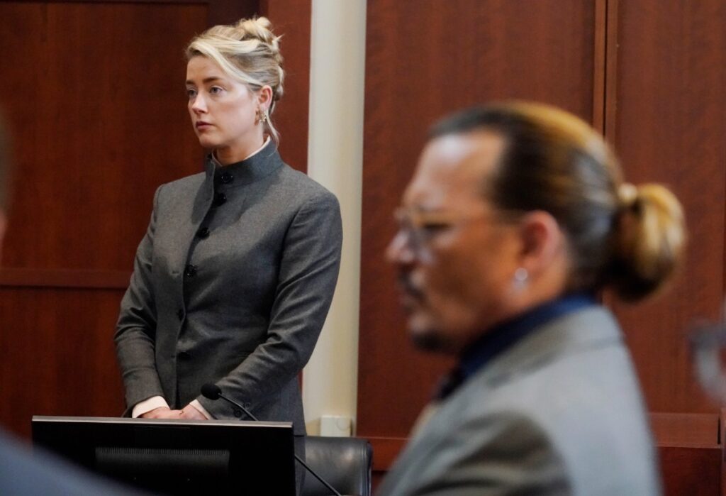 Amber Heard y Johnny Depp durante el juicio por difamación que ha durado seis semanas | Gtres