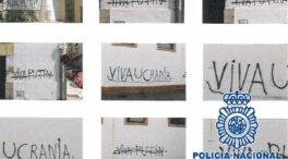 Detenido en Málaga un hombre de 70 años por hacer pintadas a favor de la invasión rusa