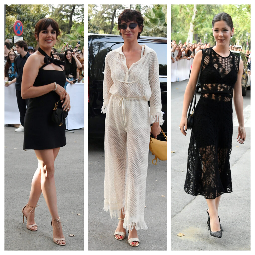 Adriana Ugarte, Belén Cuesta y Georgina Amorós, tres actrices de tronío en el desfile de Dior | Gtres