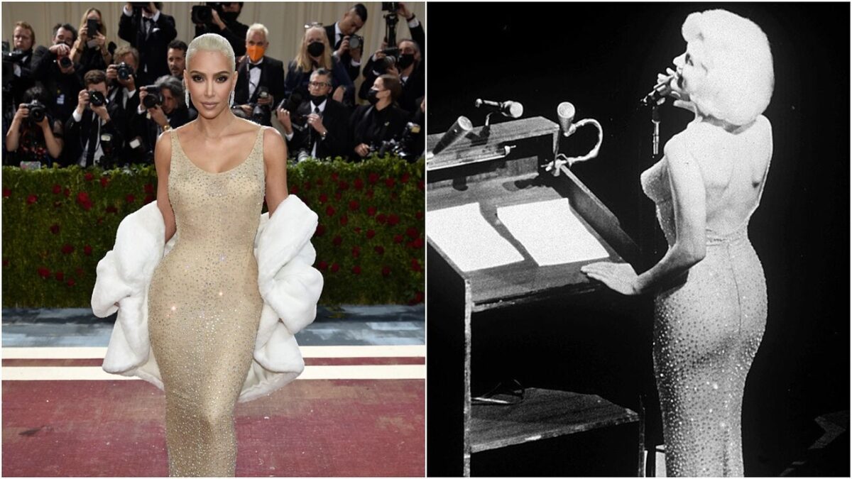 Kim Kardashian rompió el vestido de Marilyn Monroe (en el que nunca cupo de verdad)